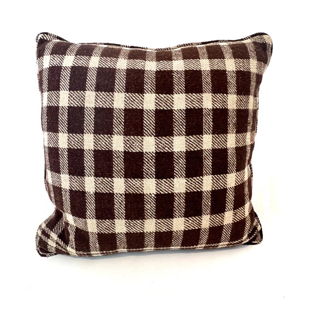 Antique Jerga Throw Pillows - A Pair For Sale - Image 4 of 10