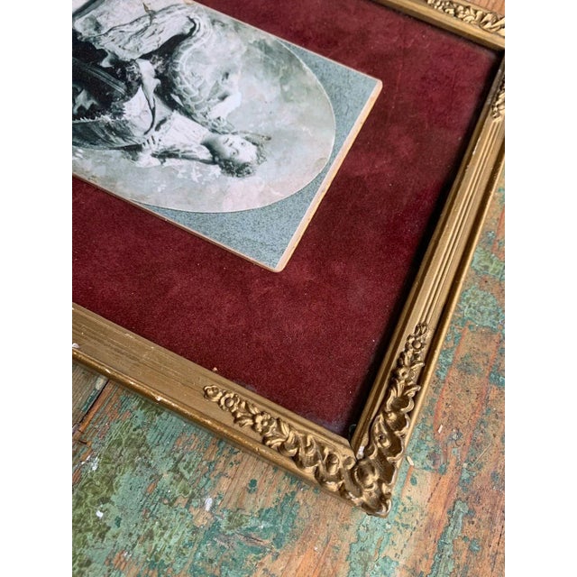 Antique Victorian Cabinet Card, Paired With Contemporary Fashion Photo of Snake For Sale In Philadelphia - Image 6 of 8