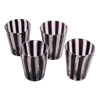 Italian Crystal Glasses from Mariana Iskra, 2004, Set of 4 For Sale