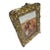 Large Vintage Picture Frame Made in Italy Gold Cherubs For Sale
