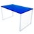 Transform your workspace with this stunning modern blue acrylic desk, where art meets functionality. Crafted to...