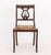 Neoclassical Duncan Phyfe Style Lyre Back Mahogany Side Chair For Sale - Image 3 of 8