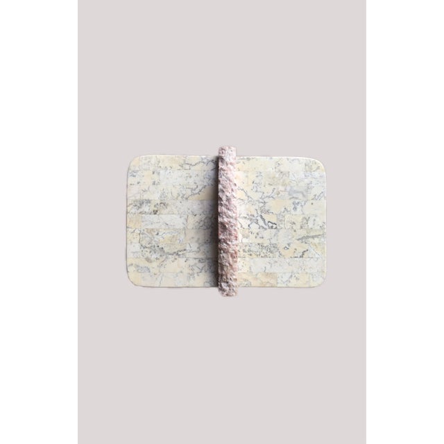Mid-Century Modern Maitland-Smith Tessellated Stone Box For Sale - Image 3 of 8