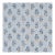 Schumacher Anessa Hand Screen Print Fabric in Blue For Sale