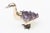 Amethyst Signed Gerson Silver Plate and Amethyst Duck Sculptures Pair of 90's For Sale - Image 8 of 11