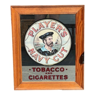 Mid Century Nautical / Pub Style Mirror For Sale