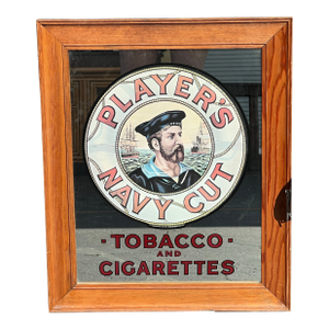 Mid Century Player's Navy Cut Tobacco Mirror