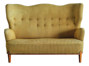 Sculptural Sofa by Bertil Söderberg for Nordiska Kompaniet, Sweden, 1940s