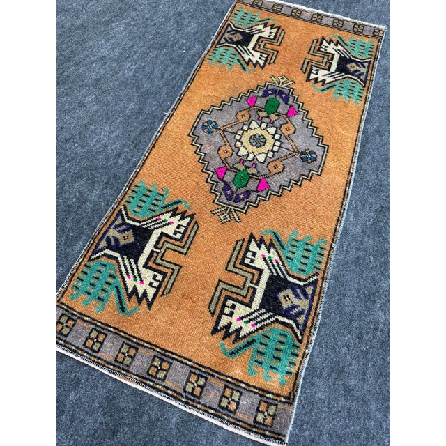 Early 21st Century Turkish Yastik Rug 1'5" x 3'5" For Sale - Image 5 of 5