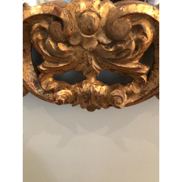Early 20th Century Italian Rococo Gilded Gold Mirror | Chairish