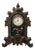 Antique 1850's Mantle Cast Iron Clock For Sale