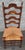 Wood Early 20th Century Victorian Ladderback and Bobbin Walnut & Rush Seat Side Chair For Sale - Image 7 of 7