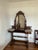 Antique Anglo-Indian Carved Hardwood Marble Top Vanity Dressing Table For Sale - Image 17 of 17
