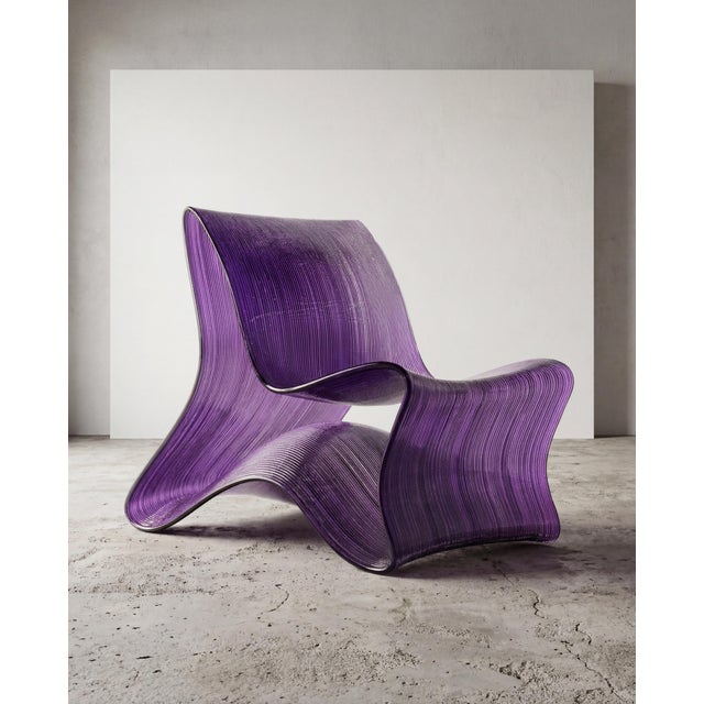Purple Mymistake Chair by noi. For Sale - Image 8 of 8