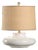 Gainsboro Lamp - White & Tan For Sale