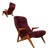 Brazilian Modern Imbuia Wood & Mohair Lounge Armchair, Att. José Zanine Caldas, 1950s – Lot 881 For Sale