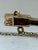 Mid Century 18k Yellow Gold Florentine Finish Diamond and Crescent Bangle Bracelet For Sale - Image 15 of 15