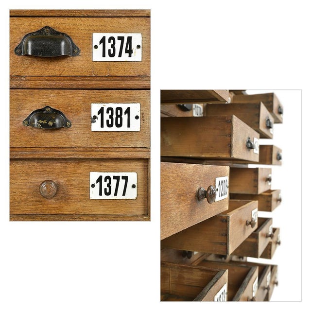 This antique solid wood workshop cabinet combines the strength of industrial furniture with the elegance of handcrafted...