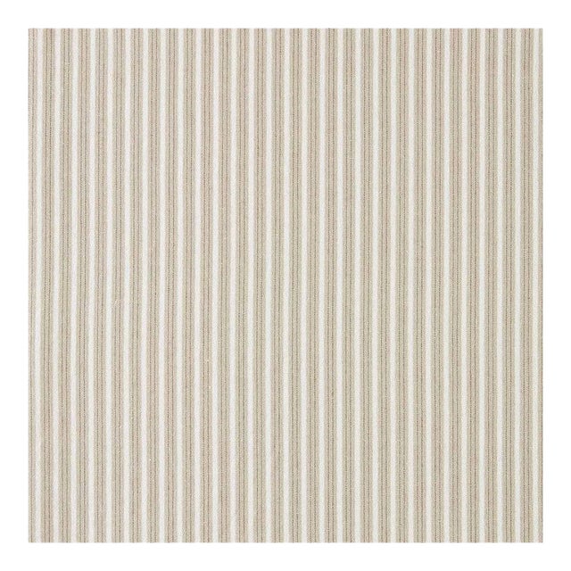 Sanderson Tetbury Stripe Fabric in Gritstone For Sale