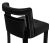 Hart Black Velvet Bar Stool For Sale - Image 4 of 7