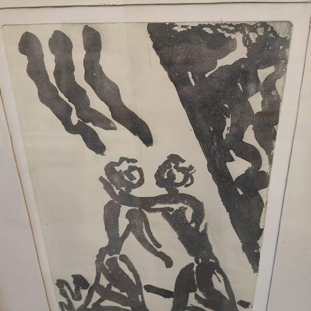 Virgilio Guidi, Color Engraving, Framed For Sale - Image 5 of 10