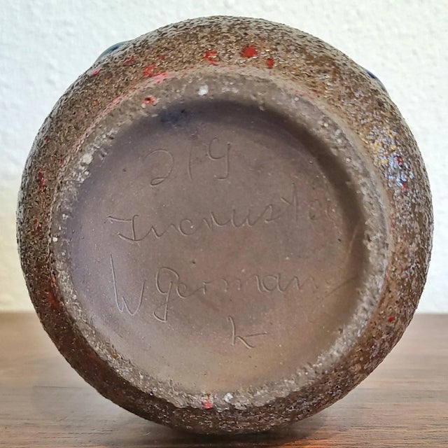 Hanns Welling 'Incrusta' Jug Vase Nr.219 for Ceramano For Sale - Image 9 of 10