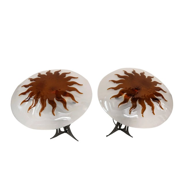 Metal Three Graces Table Lamp Pair - By Cricket Forge For Sale - Image 7 of 8