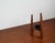 Wood Mid-Century Teak and Metal Tripod Candleholder, 1960s For Sale - Image 7 of 18