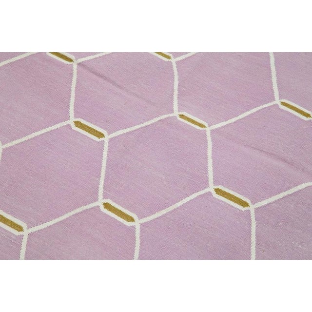 Vintage Flatweave Dhurrie Rug For Sale - Image 5 of 7