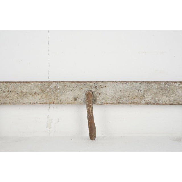 Mid 20th Century Antique Industrial Butcher's Meat Hook Rack For Sale - Image 5 of 10