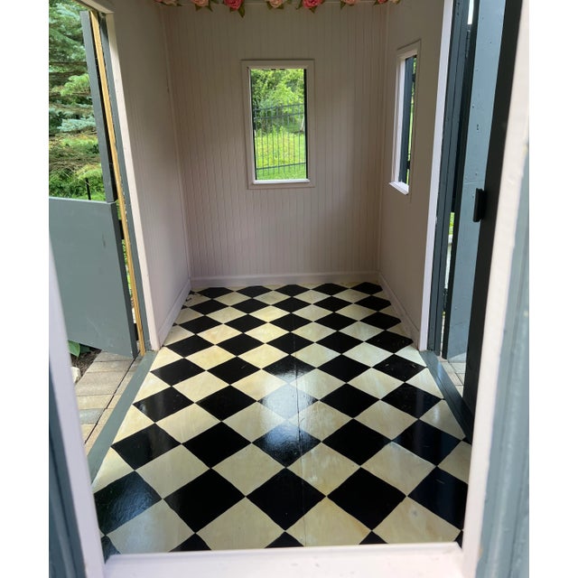 French Style Garden Folly Slate Roofed Chalet Folly, 1940 For Sale - Image 9 of 11