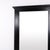 Mirror with a black-painted pine frame dating from the 1940s. It features a simple and timeless design suitable for both...
