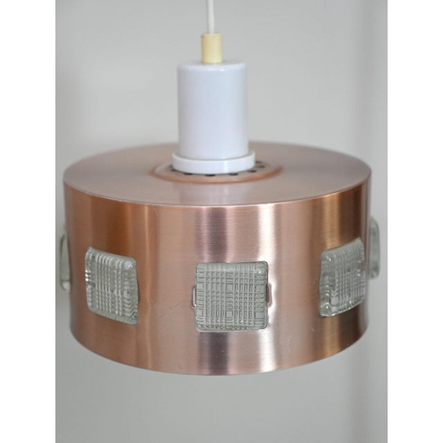 Scandinavian Metal Pendant Lamps, 1960s, Set of 2 For Sale - Image 13 of 15