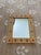 Glass Vintage Wooden Country Folk Art Heart Rectangle Mirror For Sale - Image 7 of 8