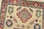 Kazak Rug 3’3” X 4’9” Beige Wool Tribal Hand-Knotted Oriental Carpet For Sale In Philadelphia - Image 6 of 12
