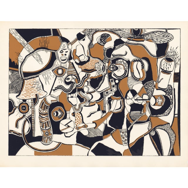 1947 Silkscreen "Sheik and Private Leon" by Steve Wheeler For Sale