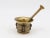 Antique Vintage Brass Mortar and Pestle For Sale - Image 4 of 8