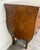 Wood Vintage Italian Style Burled Curved Bombe Commode Chest For Sale - Image 7 of 16