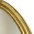 Hollywood Regency Golden Mirror Oval Deknudt Classic For Sale - Image 11 of 16