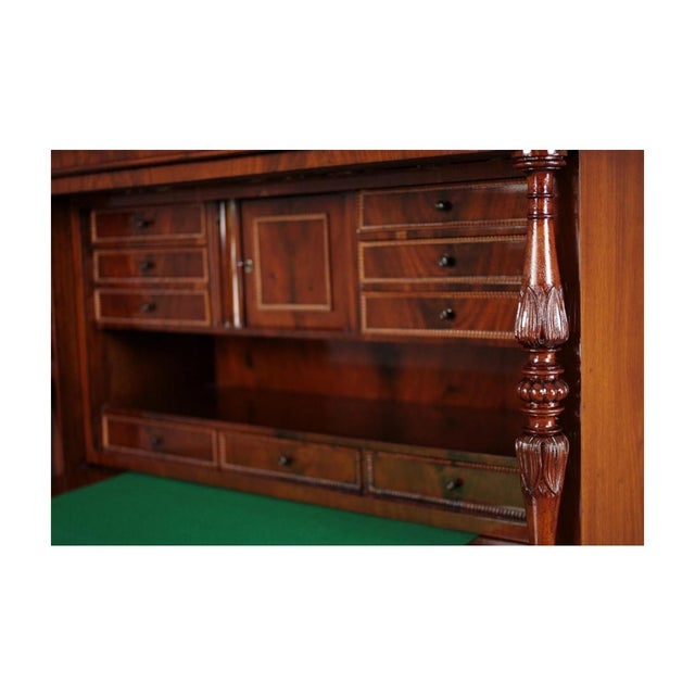 Northern European Biedermeier Secretaire, 1860s For Sale - Image 6 of 8