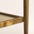 Mid-Century Italian Glass and Brass Table in the style of Gio Ponti, 1970s For Sale - Image 10 of 12