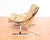 Mid-Century Cream Swiss Leather, Chrome & Leather Zeta Lounge Chair by Paul Tuttle for Strassle MCM, 1970s For Sale - Image 14 of 18
