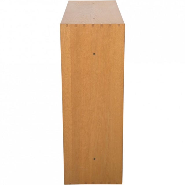 Brown Bookcase in Oak by Mogens Koch, 1980s For Sale - Image 8 of 13