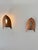 Vintage Wall Lights in Copper and Frosted Glass, France, 1970, Set of 2 For Sale - Image 3 of 5