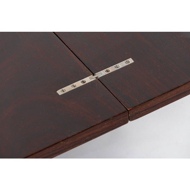 Antique French Art Deco Folding Wood Coffee Table by Francisque Chaleyssin (Attr) 1930s For Sale - Image 10 of 16