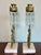Victorian Antique Victorian Cornelius & Co. Gilt Mantel Lusters, Crystal Girandoles, Gold Figural Candlesticks Candelabra Marble 1800’s For Sale - Image 3 of 12