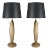 Pair of Italian Murano Glass Ondoso Lamps by Donghia For Sale
