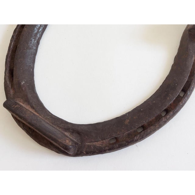 1900s Large Antique Draft Horse Horseshoe For Sale In Minneapolis - Image 6 of 8