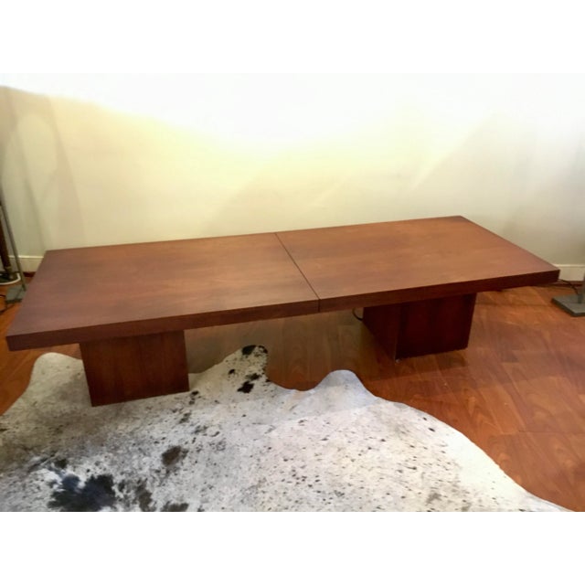 Mid-Century Walnut Coffee Table by John Keal For Sale - Image 9 of 11
