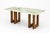 White Architectural Italian Coffee Table with Onyx Top For Sale - Image 8 of 8